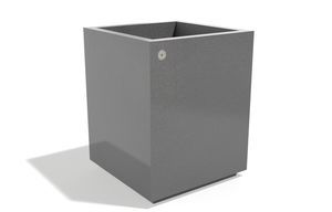 jardinière en acier inoxydable