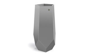 jardinière en acier inoxydable