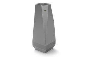 jardinière en acier inoxydable