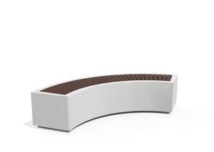 banc de jardin contemporain