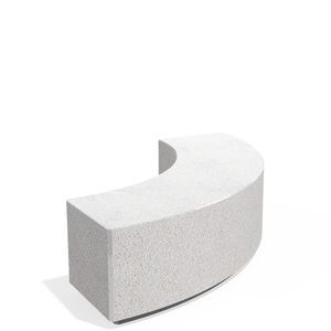 banc public en béton fibré