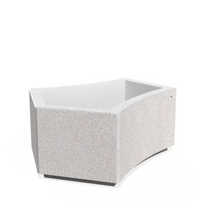 jardinière en béton fibré