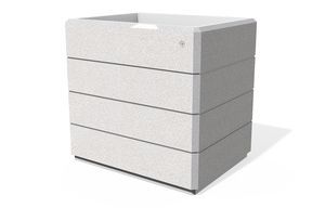 jardinière en béton fibré