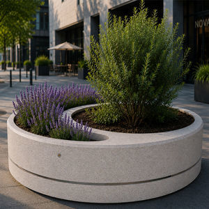 jardinière en béton à haute performance 1