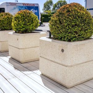 jardinière en béton à haute performance