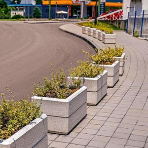 jardinière en béton à haute performance 1