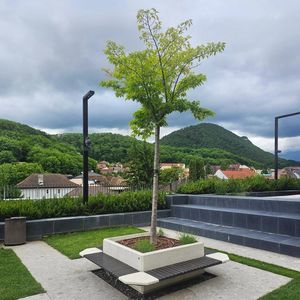 jardinière en béton fibré
