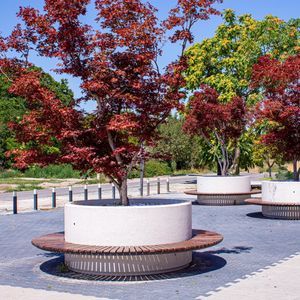 jardinière en béton fibré