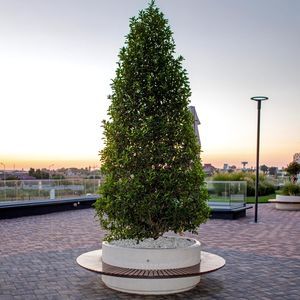 jardinière en béton fibré