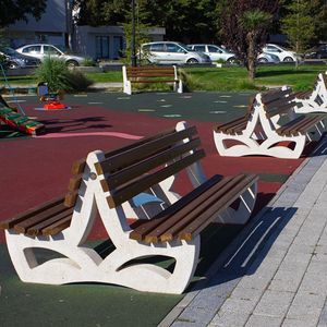 banc public contemporain