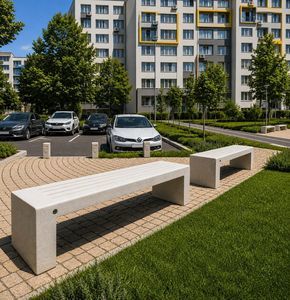 banc public contemporain