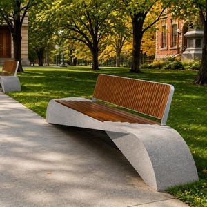 banc public contemporain