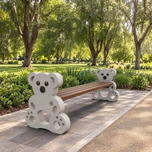 banc public en métal