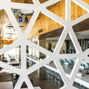 panneau décoratif en bois / MDF / composite / en aluminium