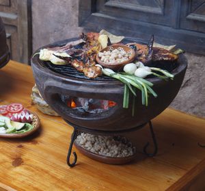 barbecue à charbon
