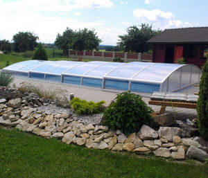 abri de piscine haut