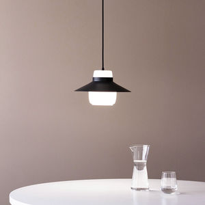 suspension / contemporaine / en aluminium / en verre soufflé