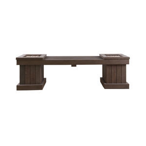 banc de jardin contemporain