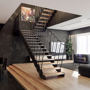 escalier droit