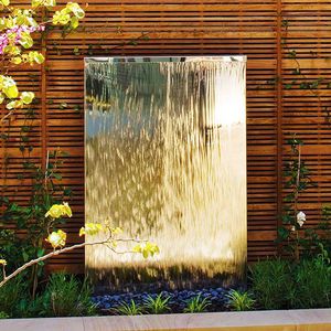 mur d'eau acier inox 1