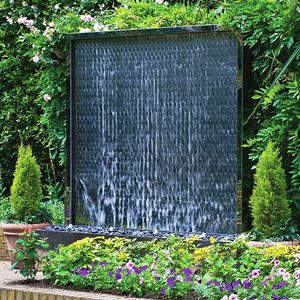 mur d'eau acier inox 1