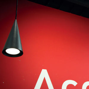 suspension / contemporaine / en aluminium / à LED
