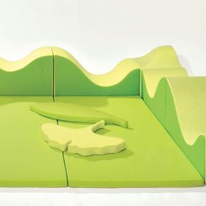 module en mousse pour parcours de jeux