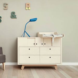commode contemporaine / en bois / pour enfant (unisexe) / blanche