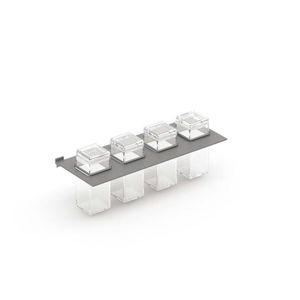 étagère murale / contemporaine / en aluminium / pour cuisine