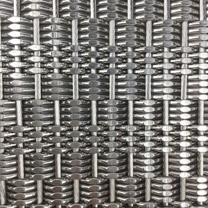 maille métallique en panneaux