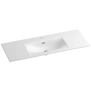 plan de travail stratifié / blanc
