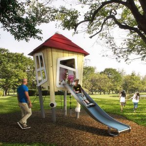 structure de jeu pour aire de jeux