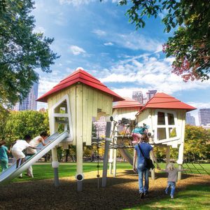 structure de jeu pour aire de jeux