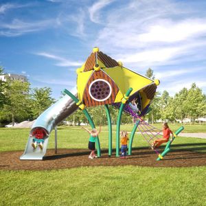 structure de jeu pour aire de jeux