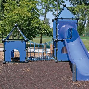grimpeur avec trampoline