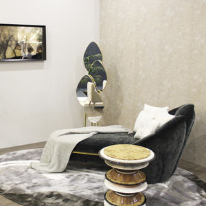 chaise longue contemporaine / en tissu / professionnelle