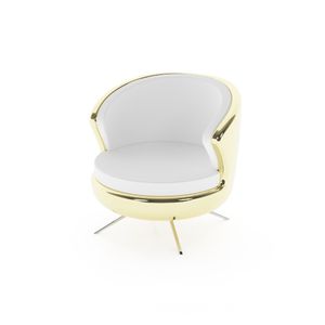 fauteuil design original / en cuir / en bois / en métal