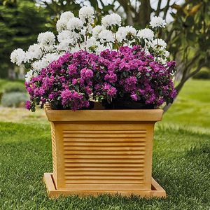jardinière en polyéthylène / carrée / classique