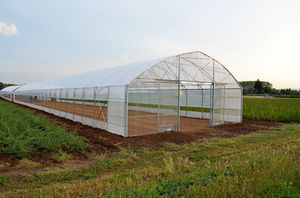 serre professionnelle / de jardinage / tunnel unique / en plastique