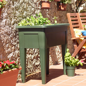 jardinière en polypropylène / rectangulaire / contemporaine