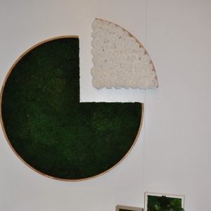 tableau végétal stabilisé / en mousse boule / floral / d'intérieur