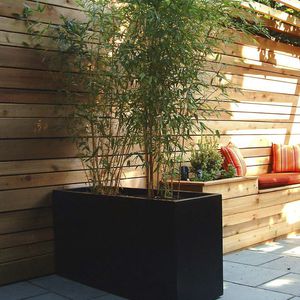 jardinière en fibre de verre