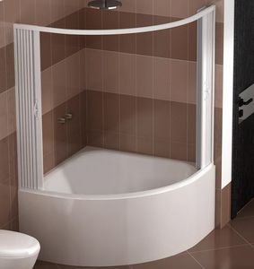 paroi de douche coulissante-empilable