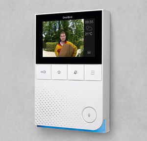 visiophone à écran couleur / tactile / IP / blanc