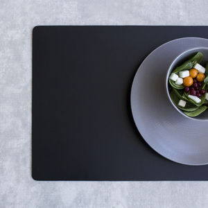 set de table en simili cuir