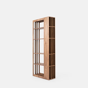 étagère contemporaine / en chêne / en noyer américain / pour bureau