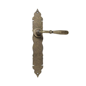 poignée de porte / en fer / classique / aspect doré