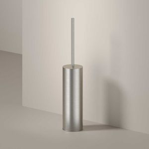brosse de toilettes en acier inox