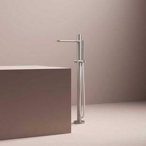 set de baignoire en inox brossé