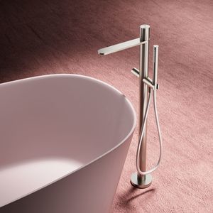 set de baignoire en inox brossé 1